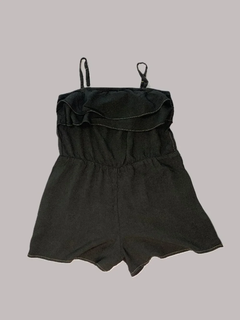 2 Girls Rompers Justice (Black 14) H&M (Floral 11/12) Shorts Overall Sleeveless